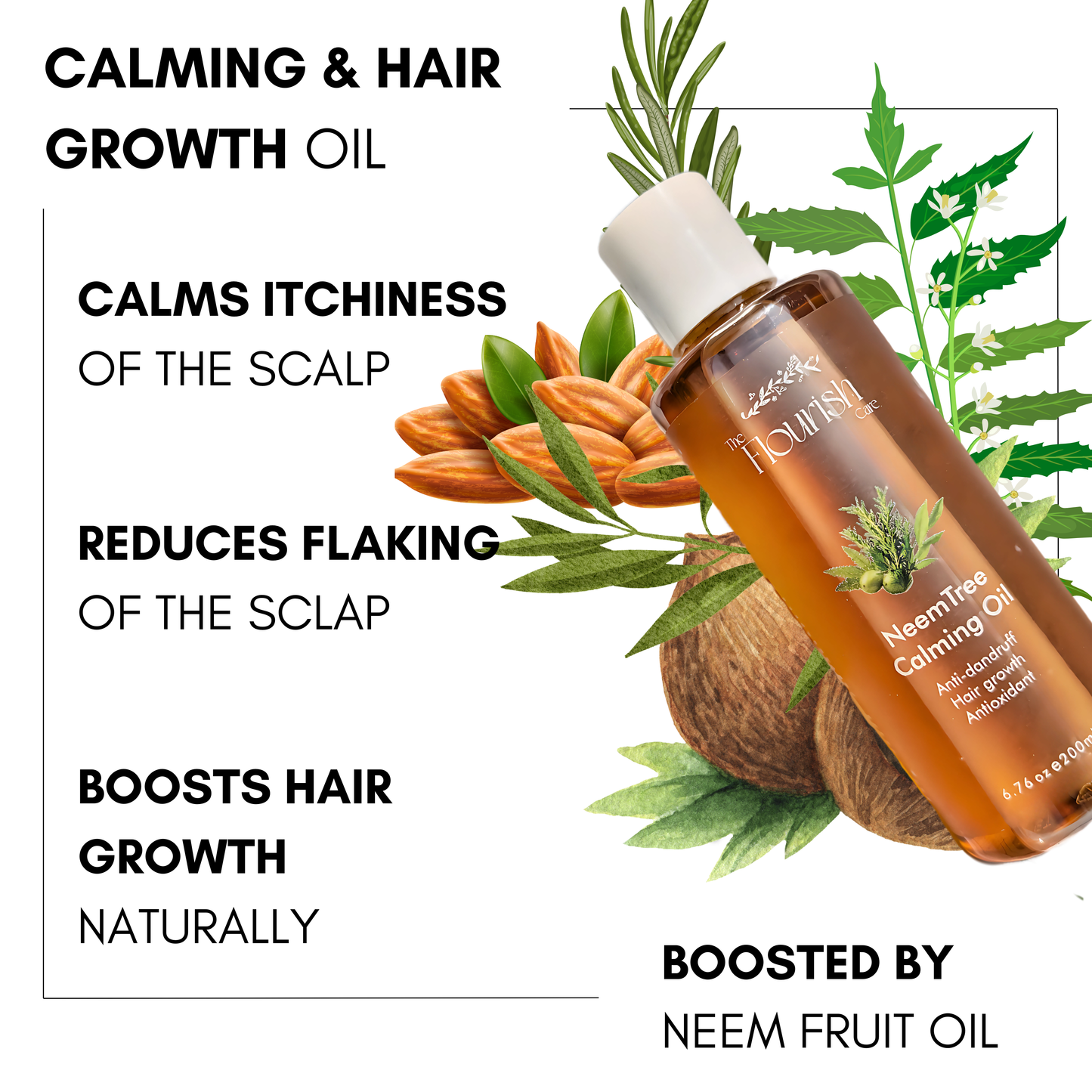 NeemTree Calming & Hair Growth Oil 200mL